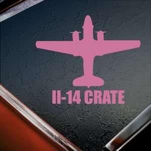  Il 14 CRATE Pink Decal Military Soldier Window Pink 