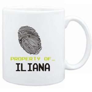  Mug White  Property of _ Iliana   Fingerprint  Female 