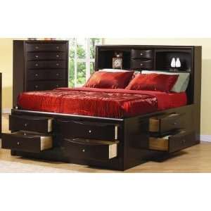  Phoenix Queen Bed Storage by Coaster Furniture: Home 