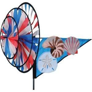 Triple Wind Spinner   Seashell Patio, Lawn & Garden
