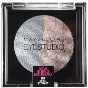 Maybelline Eye Studio Baked Shadow Duo, Silver Starlet (Quantity of 5)