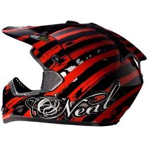 neal 09 Series 9 Mazuma Red Black MX Riding Helmet (SizeS)  