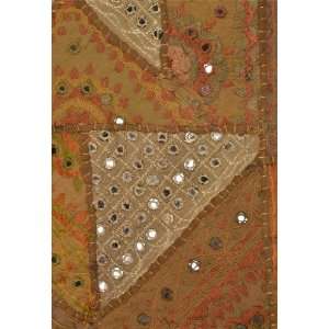 Rajasthani Womens Old Dresses Patch with Heavy Embroidery & Mirror 