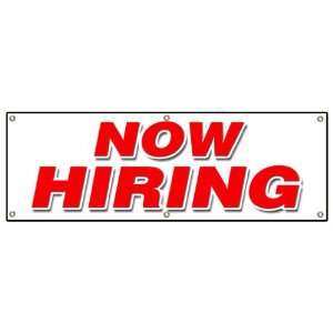   HIRING BANNER SIGN apply inside hiring signs Patio, Lawn & Garden