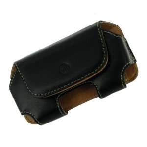  Black Premium Flip Leather Case for Apple iPhone 4 4th 