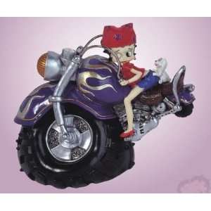    11 Biker Betty Boop On Motorcycle Bank #8046: Home & Kitchen