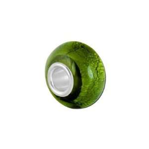   Olive Murano Glass Bead   Interchangeable: Arts, Crafts & Sewing