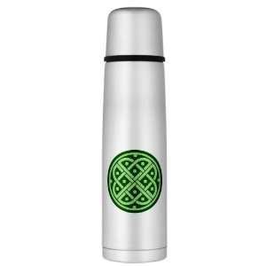    Large Thermos Bottle Celtic Knot Interlinking 