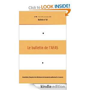28  2006   Bulletin n°28   AFAS (French Edition): Association 