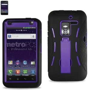 LG Esteem Hybrid Case Purple W/Kickstand & Screen 