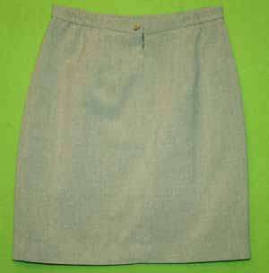 Light Green Womens sz 2P Petite Skirt Career Office KG11  