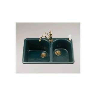  KOHLER Marsala K5922 2 30 Kitchen Double Bowl Sinks Iron 