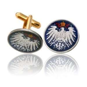  German Eagle Coin Cuff Links CLC CL204 Jewelry