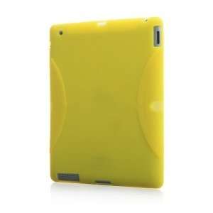   Skin Case Protector for iPad 2 Yellow Cell Phones & Accessories