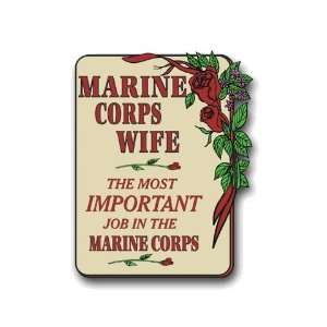  US Marine Pride Marine Corps Wife Decal Sticker 3.8 