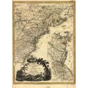  1779 map of United States: Home & Kitchen