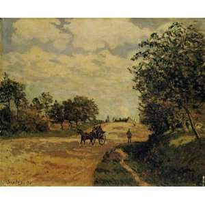  Oil Painting: The Road from Mantes to Choisy le Roi 