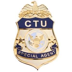 Jack Bauer CTU Special Agent Collectors Badge From the TV Show 24