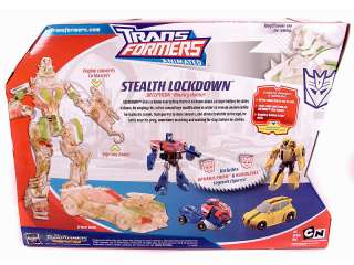 TRANSFORMERS Animated STEALTH LOCKDOWN + 2 Legends NEW  