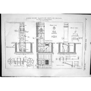  Engineering 1883 Lime Hoist Salford Sewage Works Jacob M.I 
