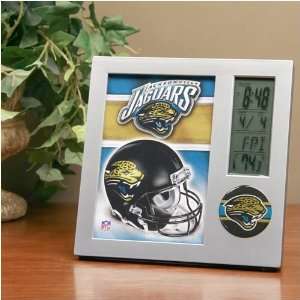  Jacksonville Jaguars Team Desk Clock & Thermometer: Sports 