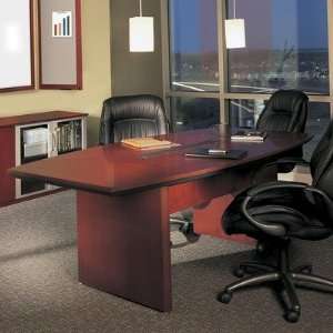   Corsica Boat Shaped Conference Table Finish: Mahogany: Office Products