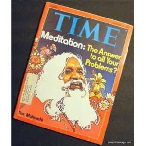  Time Magazine The Maharishi October 13 1975Meditation 