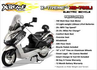 treme Electric XB 700Li Elite Lithium Powered E Bike  