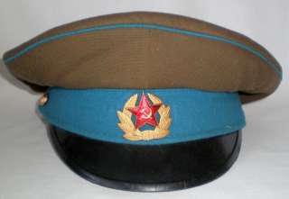Soviet Russia Military Air Force Visor Hat Cap Original  