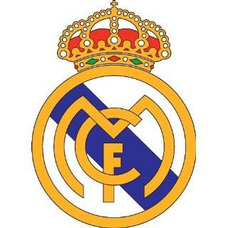 Real Madrid football club sticker / decal 4 x 3