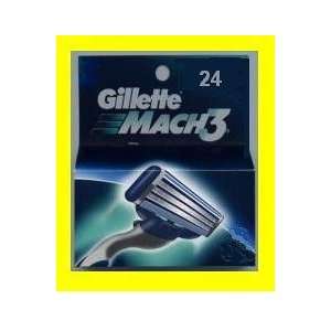  Gillette MACH3 Shaving Cartridges (24 Cartridges) Health 