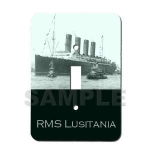 RMS Lusitania   Glow in the Dark Light Switch Plate 