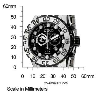 Invicta 0814 Leviathan Reserve Chronograph Stainless Steel Watch 