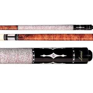   Cue with White and Mother of Pearl Diamond Inlays