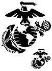 marines globe seal set large airbrush stencil te mplate $ 11 99 time 