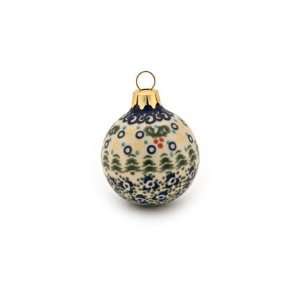    Polish Pottery Jingle Bells Small Christmas Ball: Home & Kitchen