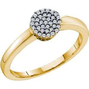  0.12CTW DIAMOND MICRO PAVE RING Size 7 Jewelry