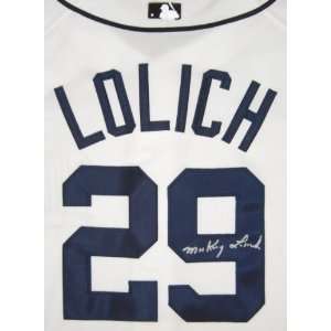  Mickey Lolich Autographed Authentic Home Jersey: Sports 
