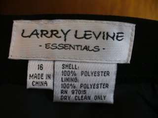   career or dress pants. Larry Levine. Polyester. Size 16. NWT.  