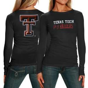   Raiders Ladies Black Literality Long Sleeve T shirt: Sports & Outdoors