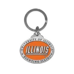  Illinois Fighting Illini Colored Logo Key Chain Sports 