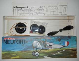 Keil Kraft Nieuport Balsa Model Airplane Kit 15.5 Span  