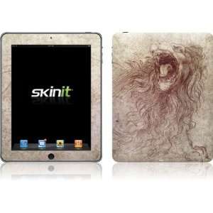   of a roaring lion Vinyl Skin for Apple iPad 1