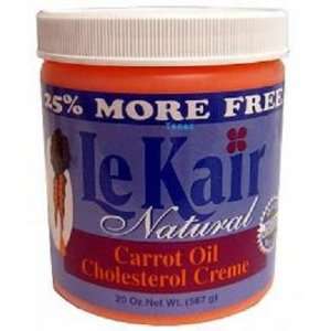  Le Kair Natural Carrot Oil Cholesterol Crème 20 Oz 