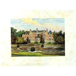  1880 SANDRINGHAM HOUSE NORFOLK ENGLAND PRINCE WALES: Home 