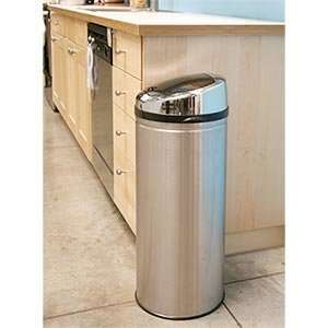   Sensor Trash Can Includes AC Adapter Brushed Finish