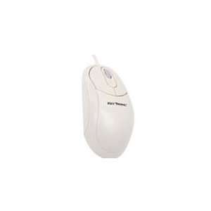 KEYTRONICS Optical 2 Button USB Mouse In Beige 2 Buttons With Scroll 