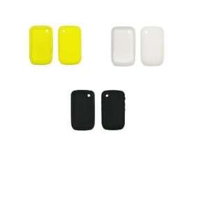  EMPIRE Blackberry Curve 8520 3 Pack of Silicone Skin Case 