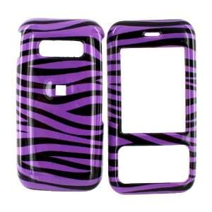  For Kyocera Laylo Hard Case Cover Skin Purple Zebra: Cell 