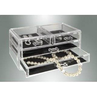 Kennedy Home Collections Acrylic Jewelry Box with 4 Drawers